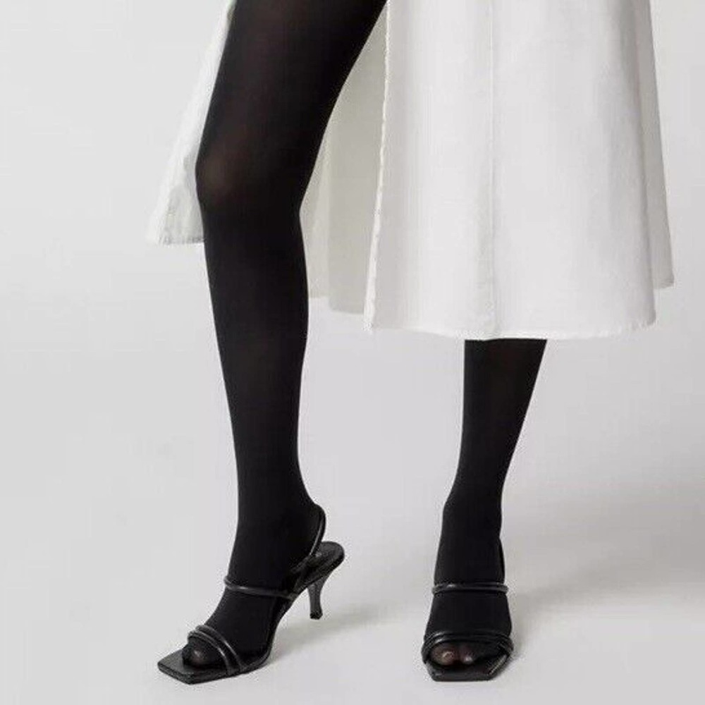 NEW Urban Outfitters Opaque Black Tights - Lot of 3 - NIP Sealed